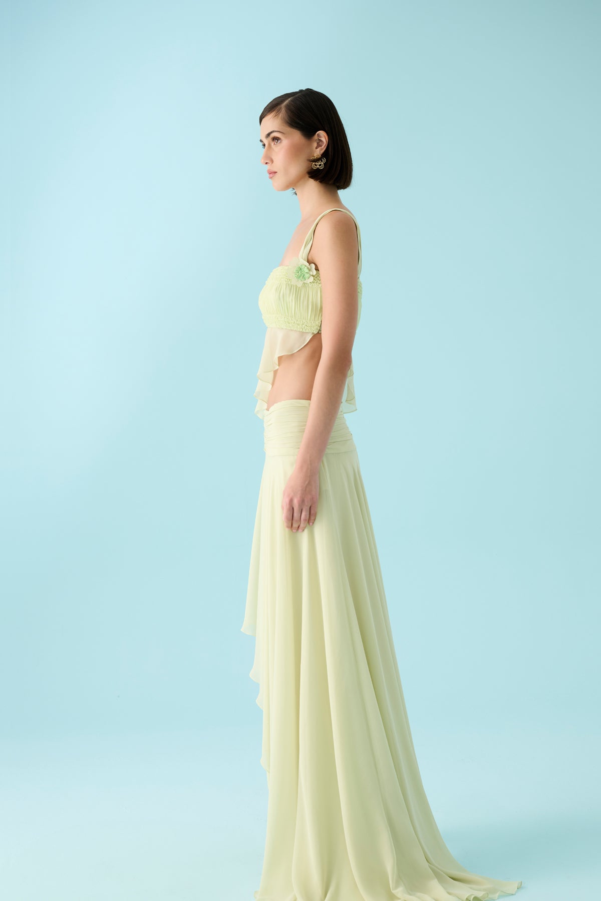 Declara-Chloranthus Floral Top-3-fleurdirect.live