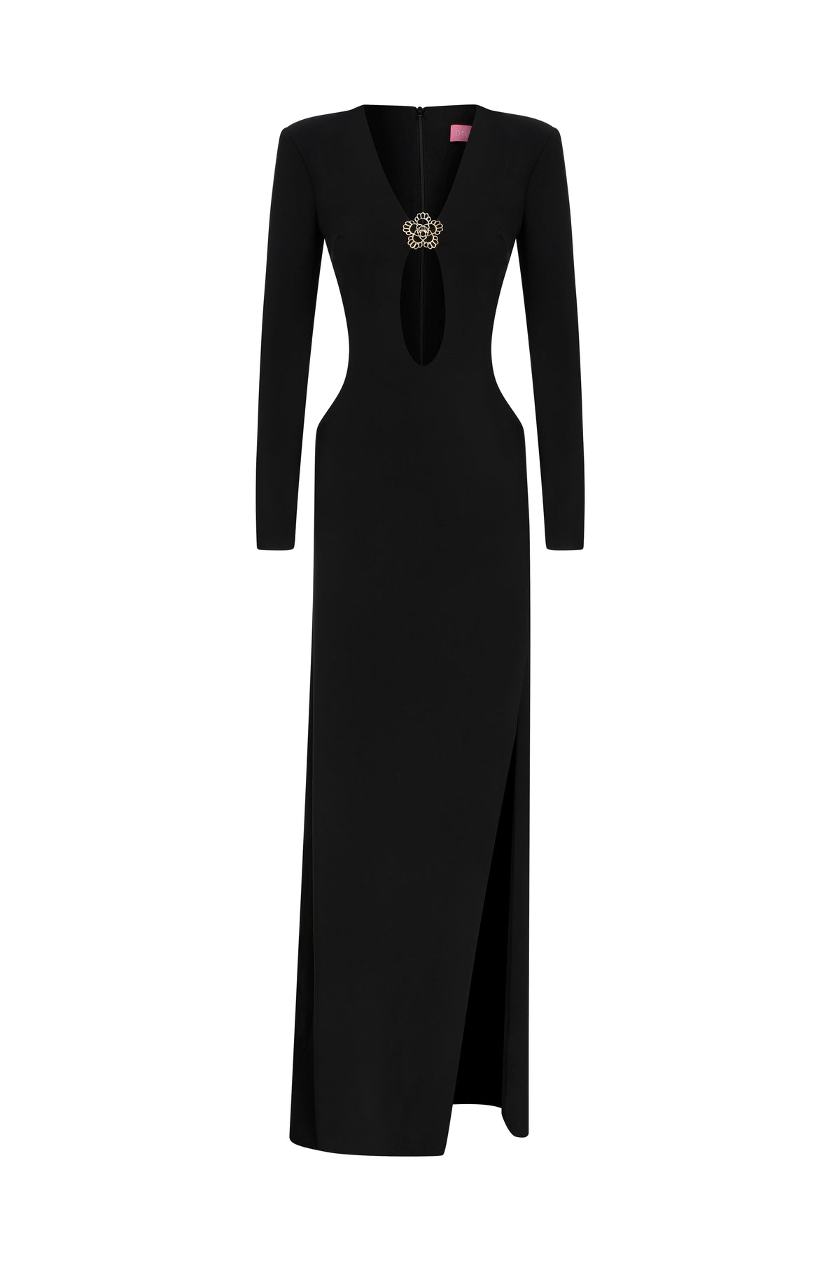 Declara-Moonlit Silhouette Evening Gown-Elbise-4-fleurdirect.live