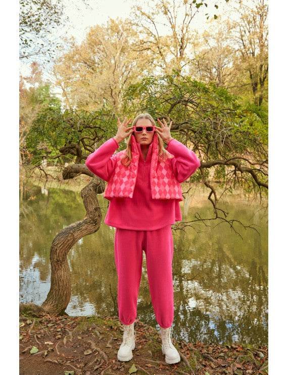 Declara-Pink Polar Sweatpant-2-fleurdirect.live