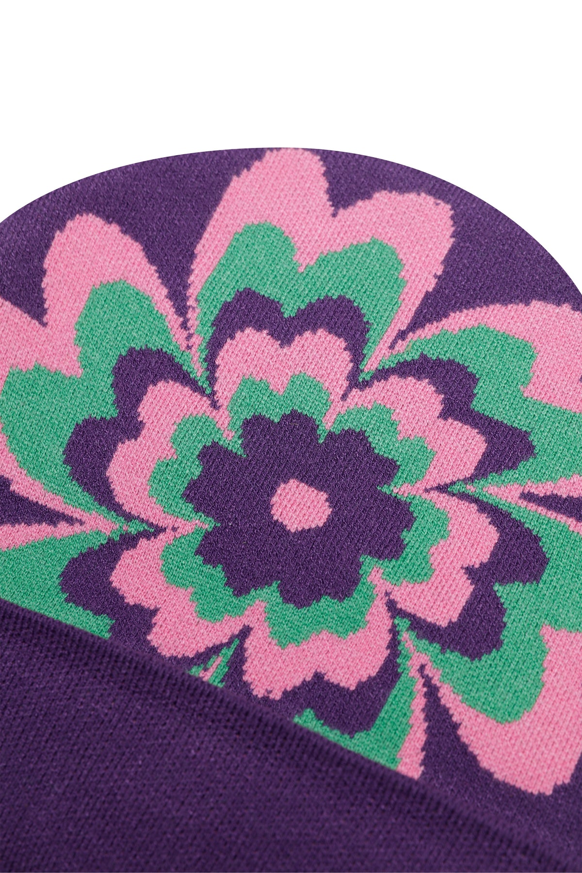 Declara-Purple Botanical Bless Beanie-Bere-2-fleurdirect.live