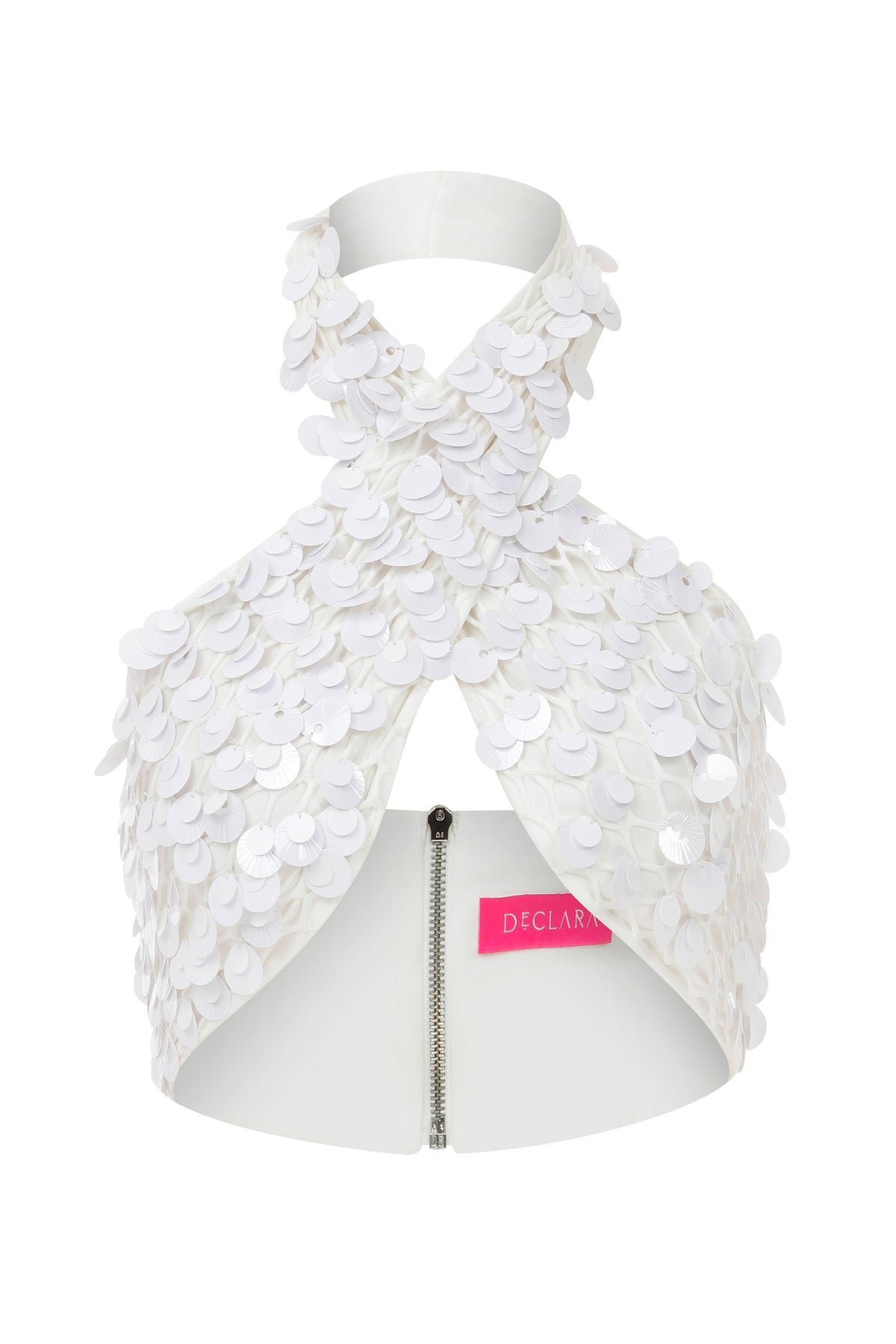 Declara-Sequined Shell Top-1-fleurdirect.live