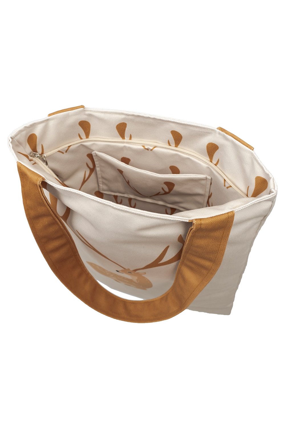 Design Vira-Axis Deer Tote Bag-Omuz Çantası-3-fleurdirect.live