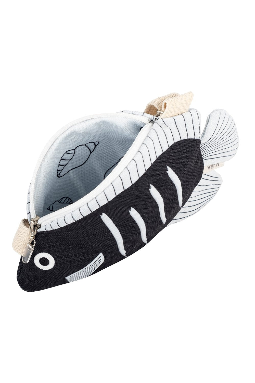 Design Vira-Black Flame Angelfish-Bel Çantası-3-fleurdirect.live