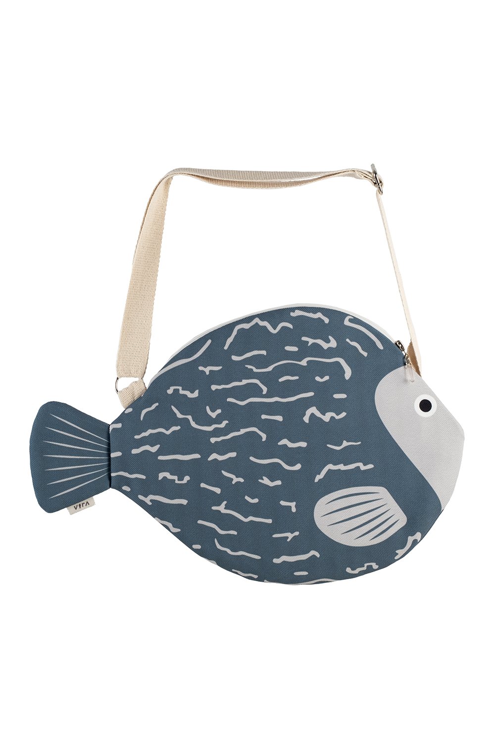 Design Vira-Blue Blowfish-Omuz Çantası-2-fleurdirect.live