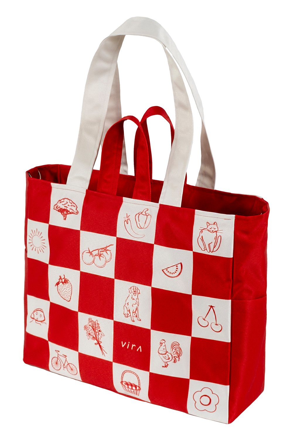 Design Vira-Picnic Weekend Bag-Omuz Çantası-2-fleurdirect.live
