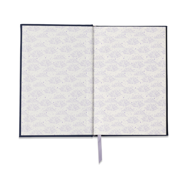 Designworks Ink Retro Kapaklı Defter - Lacivert / Self Help The Art Of Doing Nothing (14.6X21.6 Cm)
