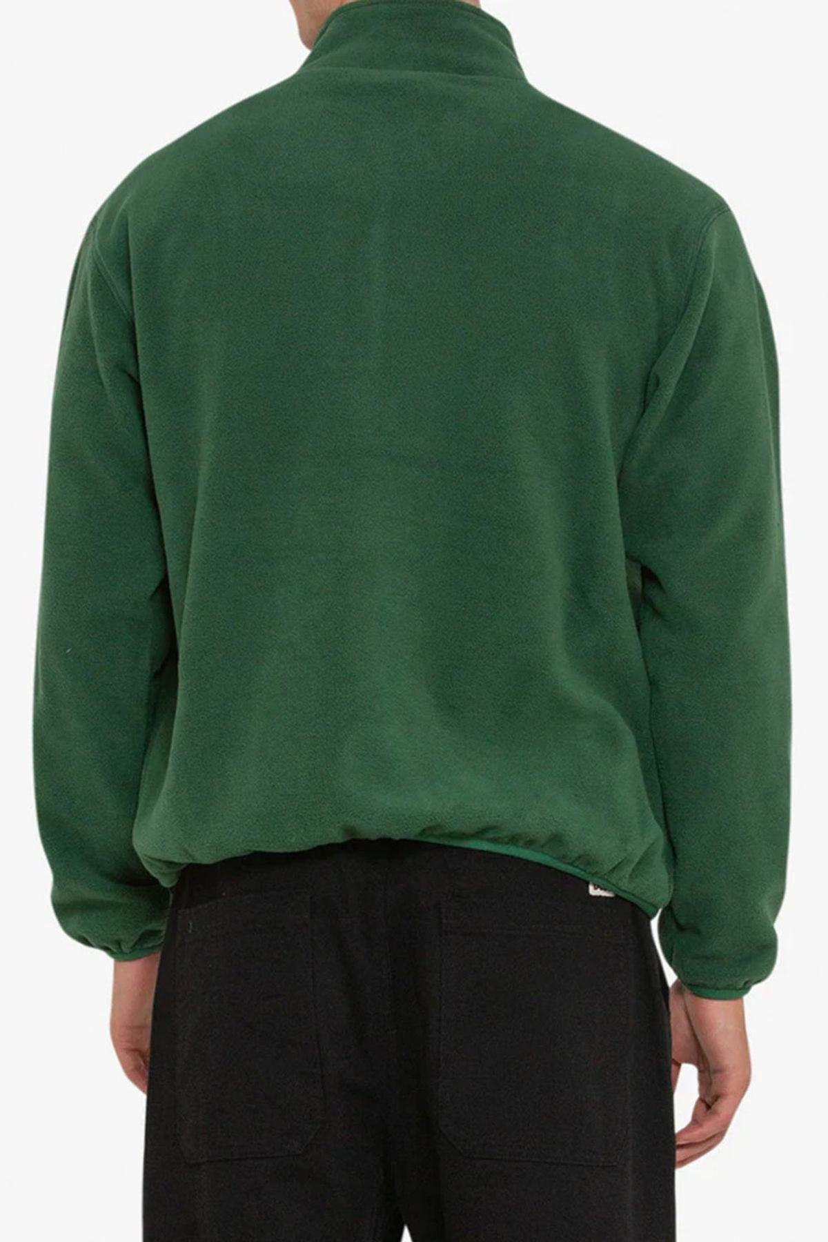 Deus-Munster Zip Polar Fleece Trek Green-Sweatshirts & Hoodies-3-fleurdirect.live