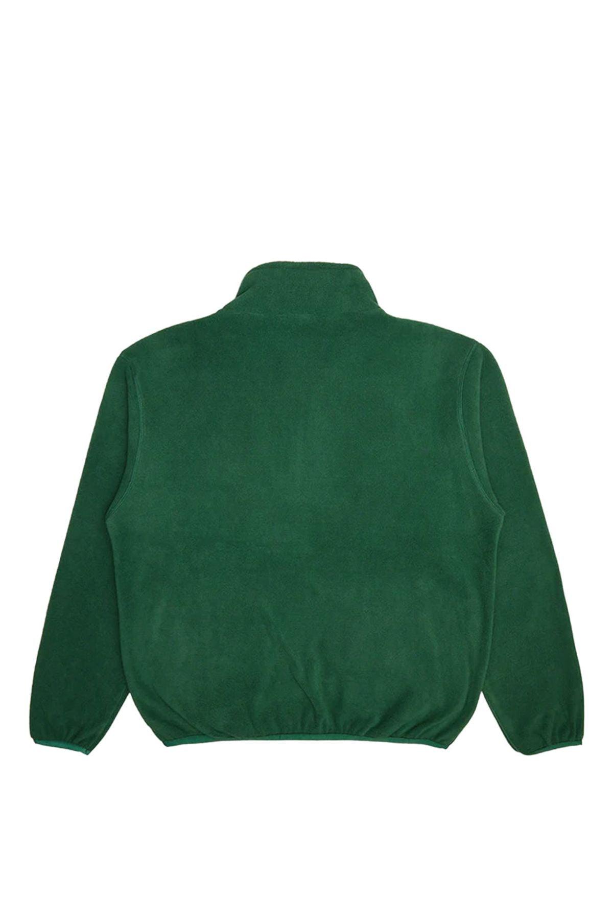 Deus-Munster Zip Polar Fleece Trek Green-Sweatshirts & Hoodies-5-fleurdirect.live
