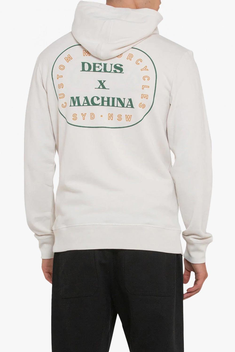 Deus-Unshore Hoodie Dirty White-Sweatshirts & Hoodies-2-fleurdirect.live