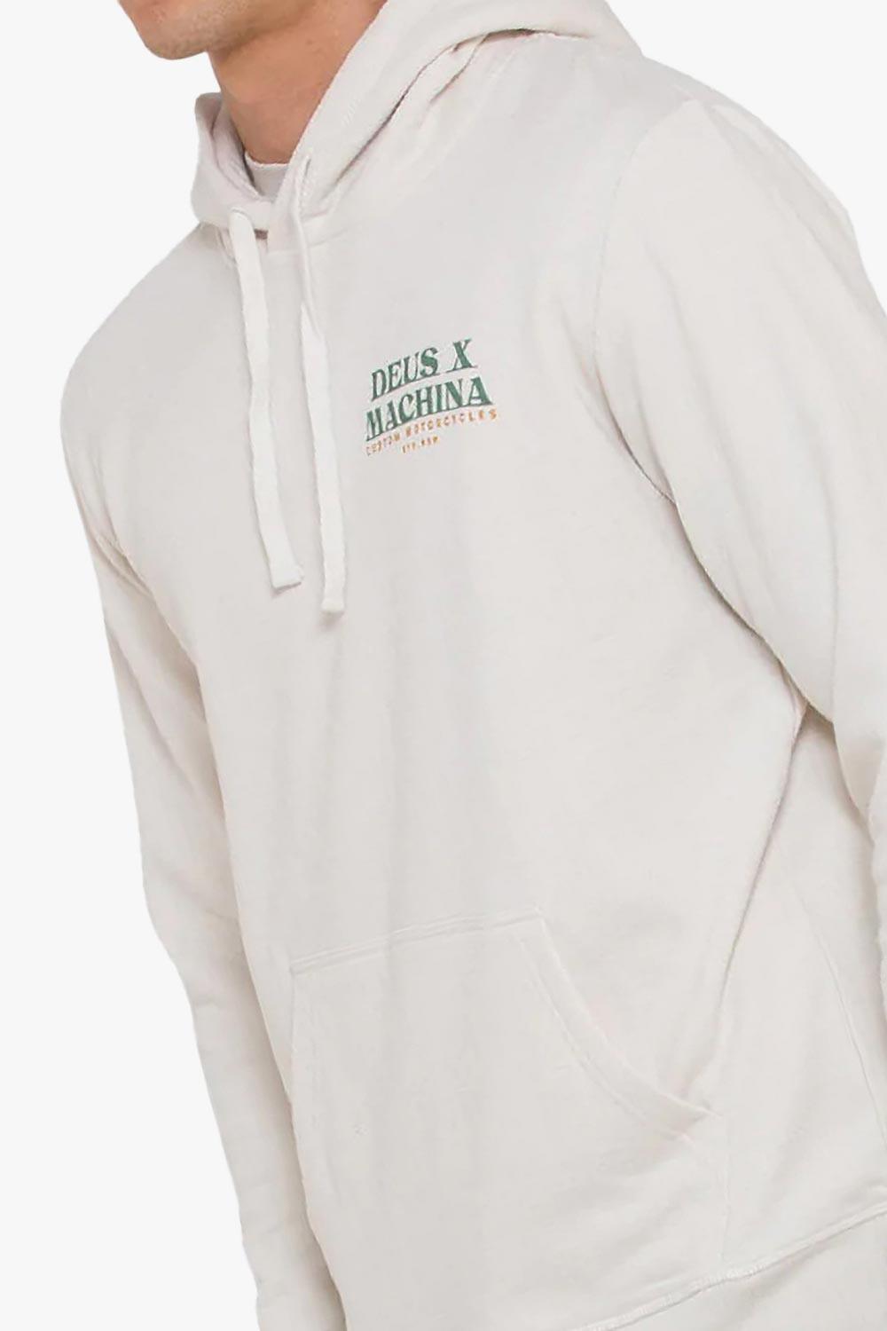 Deus-Unshore Hoodie Dirty White-Sweatshirts & Hoodies-3-fleurdirect.live