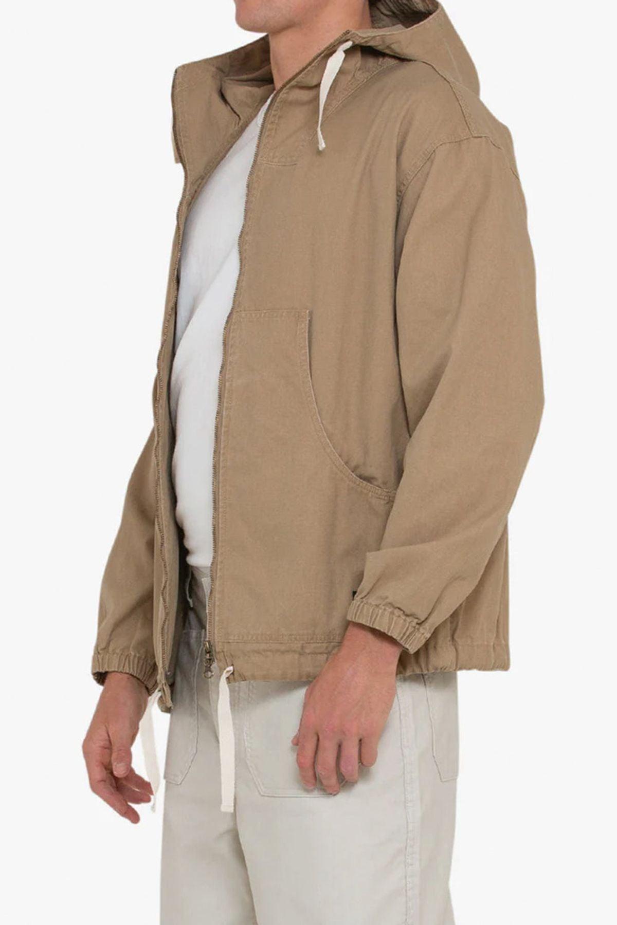 Deus-Waxed Landing Parka Tan-Kaban-2-fleurdirect.live