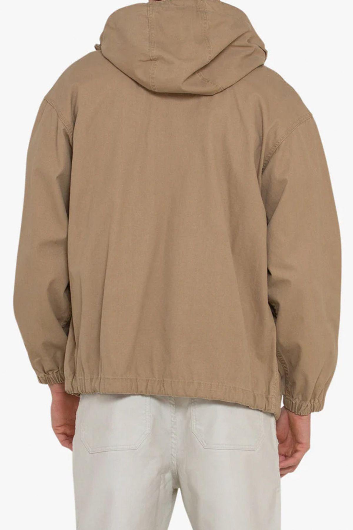 Deus-Waxed Landing Parka Tan-Kaban-3-fleurdirect.live