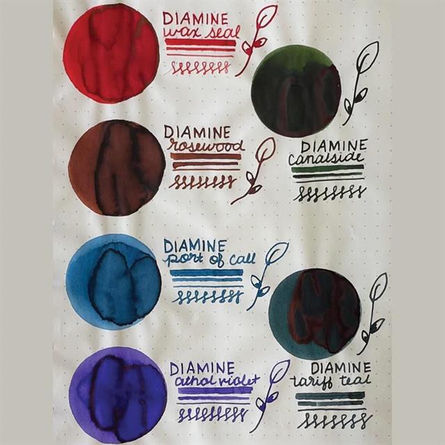 Diamine-Diamine 160. Yıl Dolma Kalem Mürekkebi 75 Ml. Tariff Teal-Mürekkep-3-fleurdirect.live