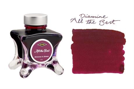 Diamine-Diamine Inkvent Red Shimmer&Sheen All The Best 2022-Mürekkep-4-fleurdirect.live