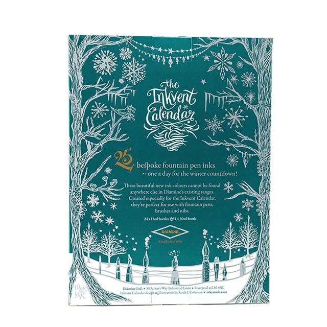 Diamine-Diamine Inkvent Calendar 2025 Teal Edition Mürekkep Takvimi-Şişe Mürekkep-3-fleurdirect.live