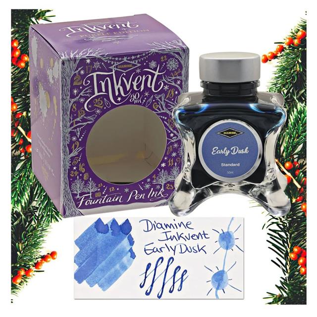 Diamine-Inkvent Purple Collection Şişe Mürekkep 50ml Early Dusk-Şişe Mürekkep-1-fleurdirect.live