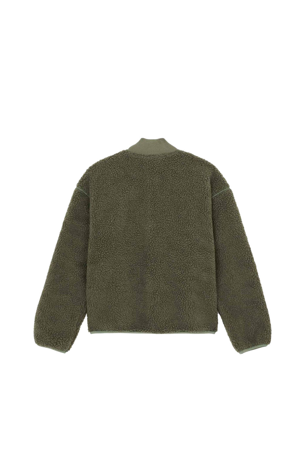 Dickies-Central Sherpa Bomber Kadın Yeşil Peluş Mont-Mont-8-fleurdirect.live
