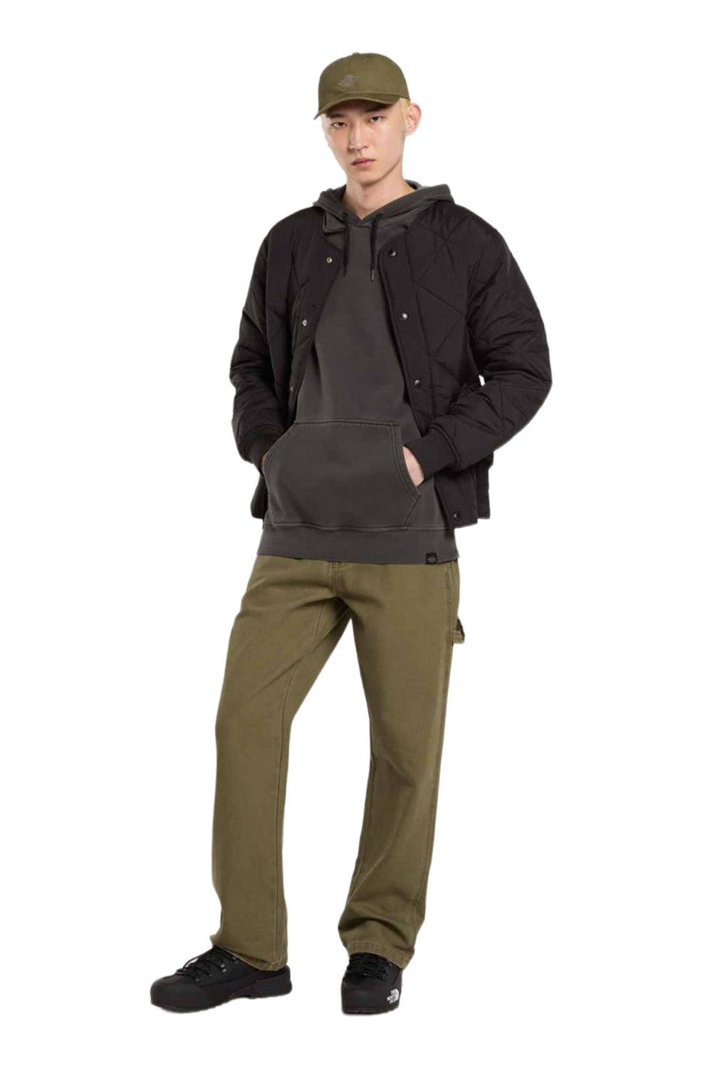 Dickies-Christiana Gd Erkek Kapüşonlu Siyah Sweatshirt-Sweatshirts & Hoodies-7-fleurdirect.live
