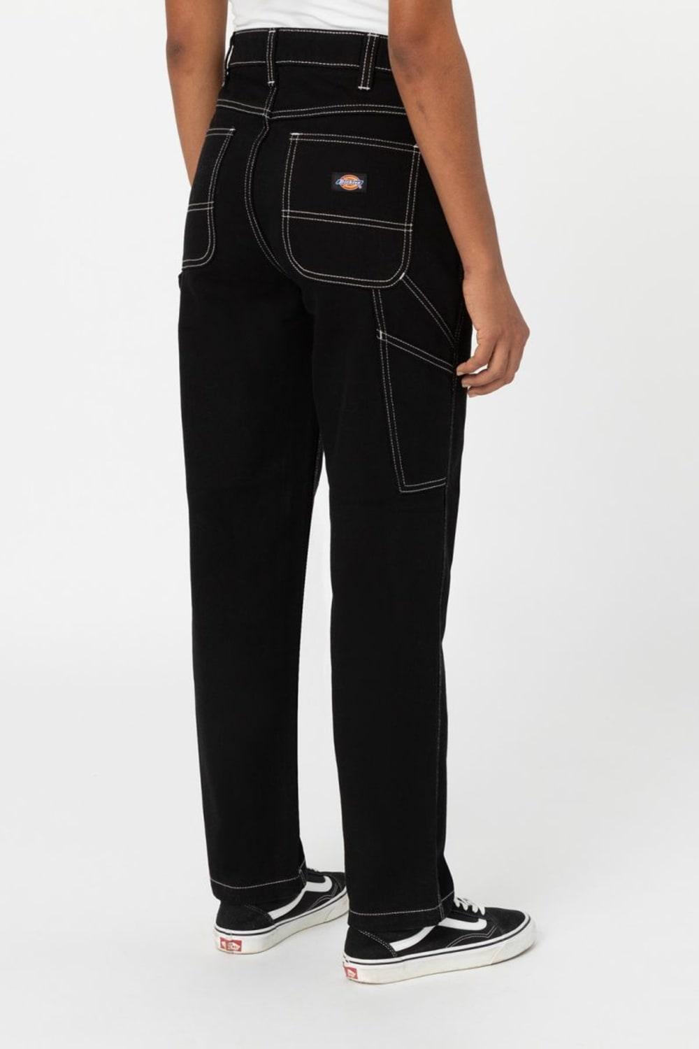 Dickies-Ellendale Denim Rinsed Black-Kot Pantolon-6-fleurdirect.live