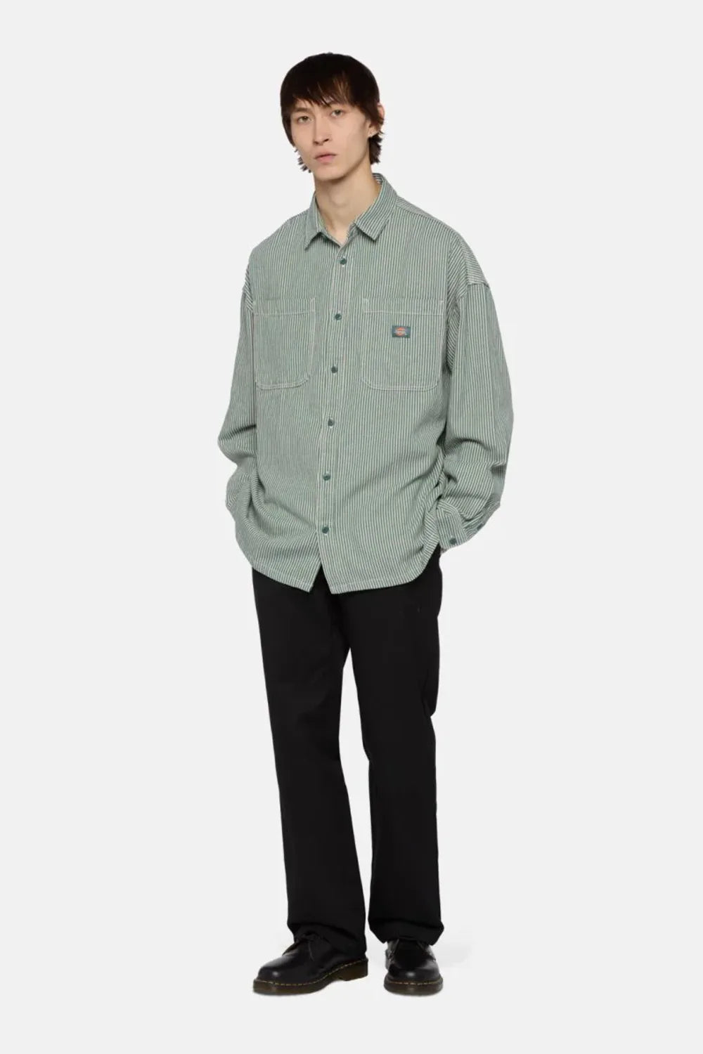 Dickies-Hickory Shirt LS-Gömlek-3-fleurdirect.live