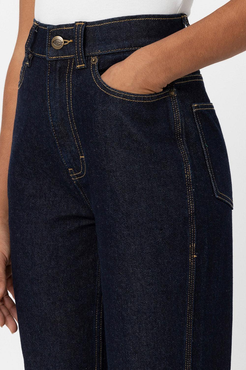 Dickies-Houston Denim Rinsed-Kot Pantolon-5-fleurdirect.live