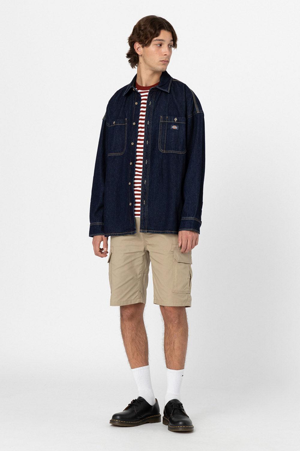Dickies-Houston Shirt Rinsed-Gömlek-5-fleurdirect.live