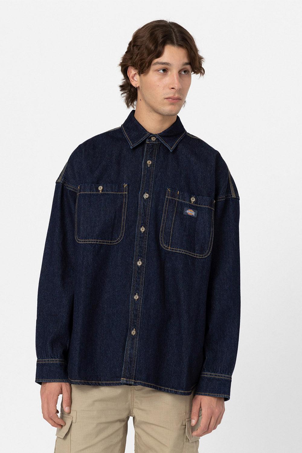 Dickies-Houston Shirt Rinsed-Gömlek-7-fleurdirect.live