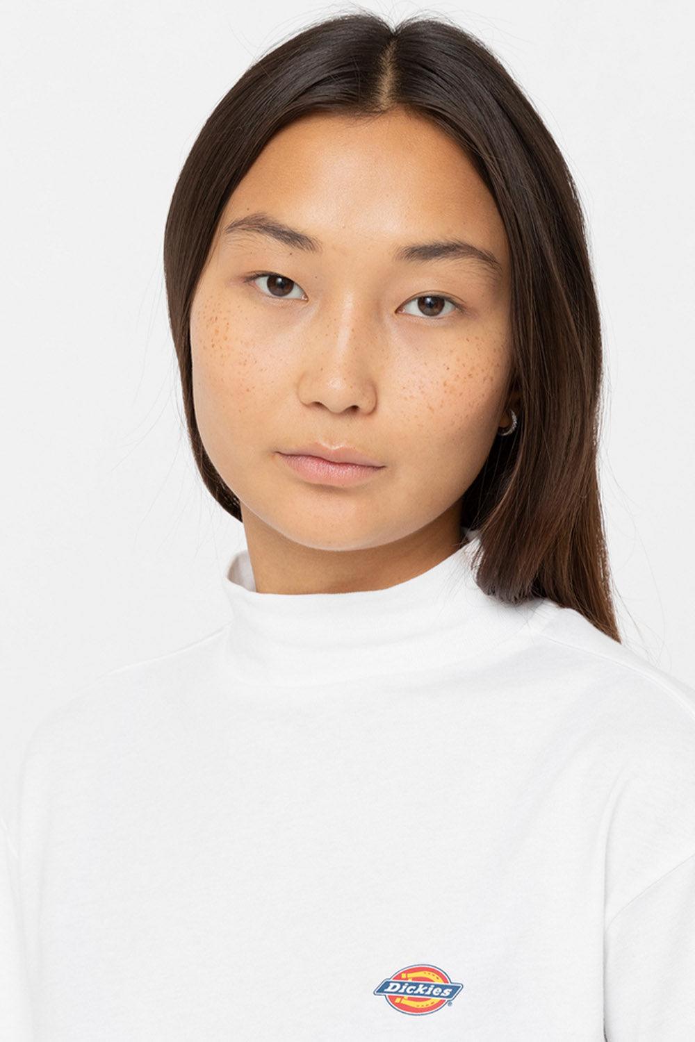 Dickies-Mapleton High Neck LS White-T-Shirts-3-fleurdirect.live