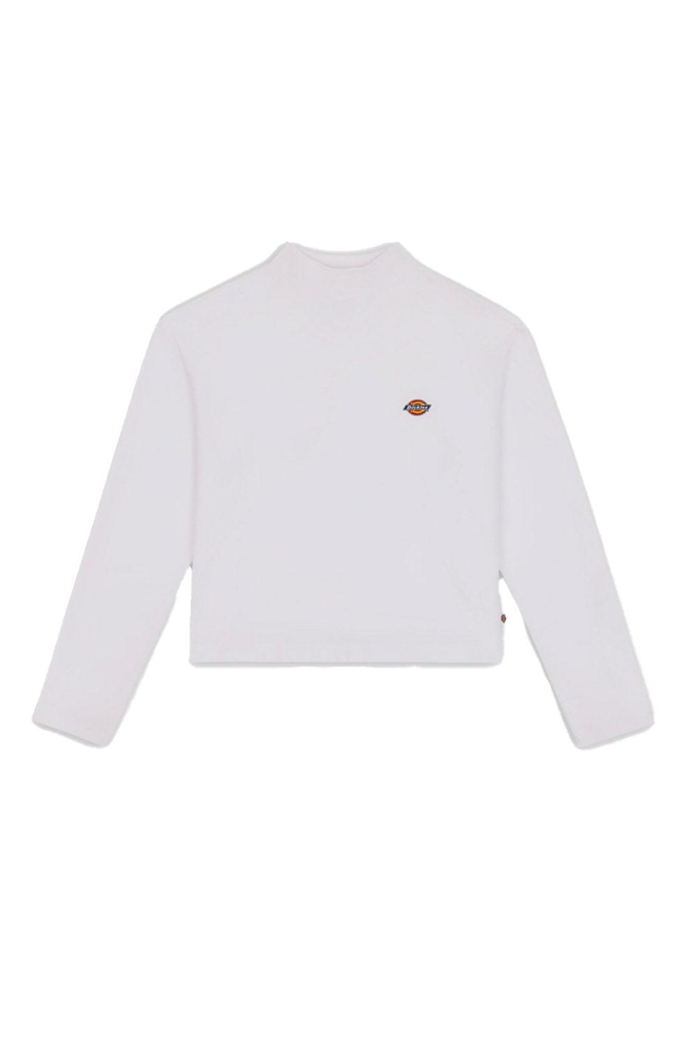 Dickies-Mapleton High Neck LS White-T-Shirts-6-fleurdirect.live
