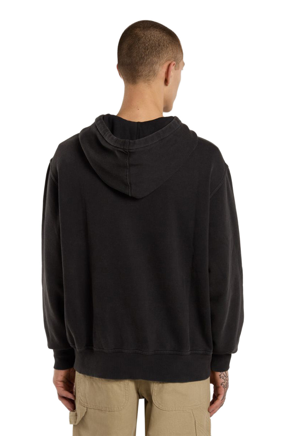 Dickies-Plentywood Hoodie Erkek Kapüşonlu Siyah Sweatshirt-Sweatshirts & Hoodies-6-fleurdirect.live
