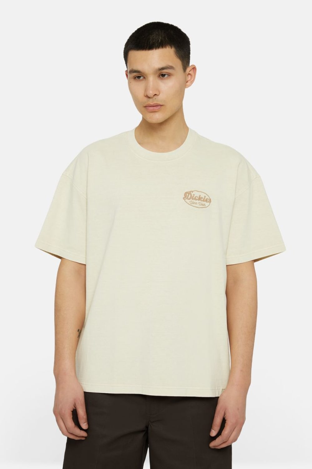 Dickies-Rustburg Tee SS GD Soya-T-Shirts-1-fleurdirect.live