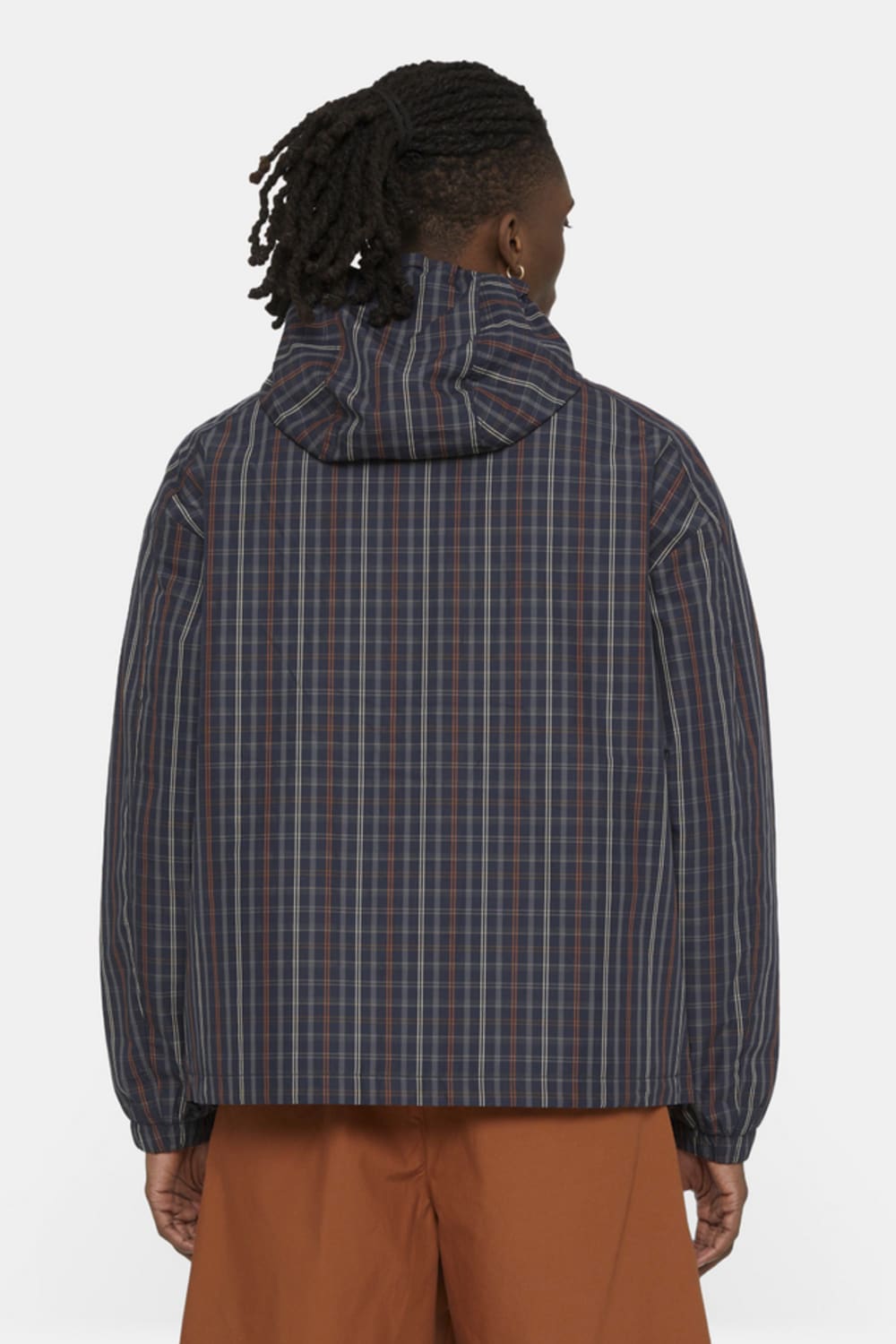 Dickies-Surry Jacket Outdoor Check Navy-Ceket-2-fleurdirect.live