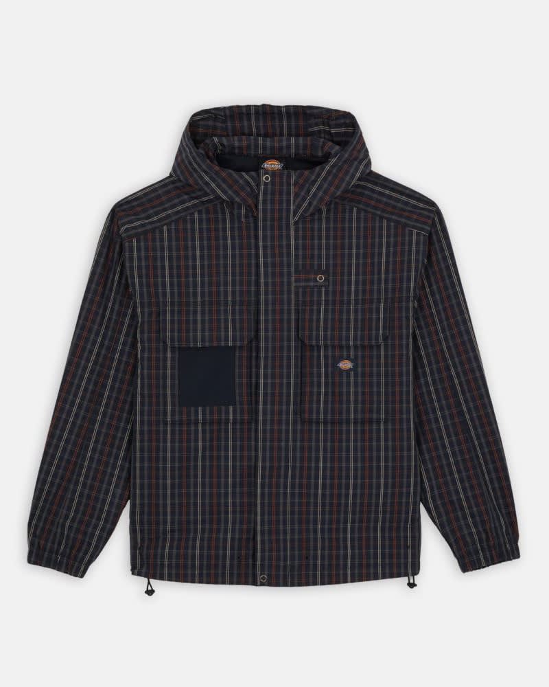 Dickies-Surry Jacket Outdoor Check Navy-Ceket-5-fleurdirect.live