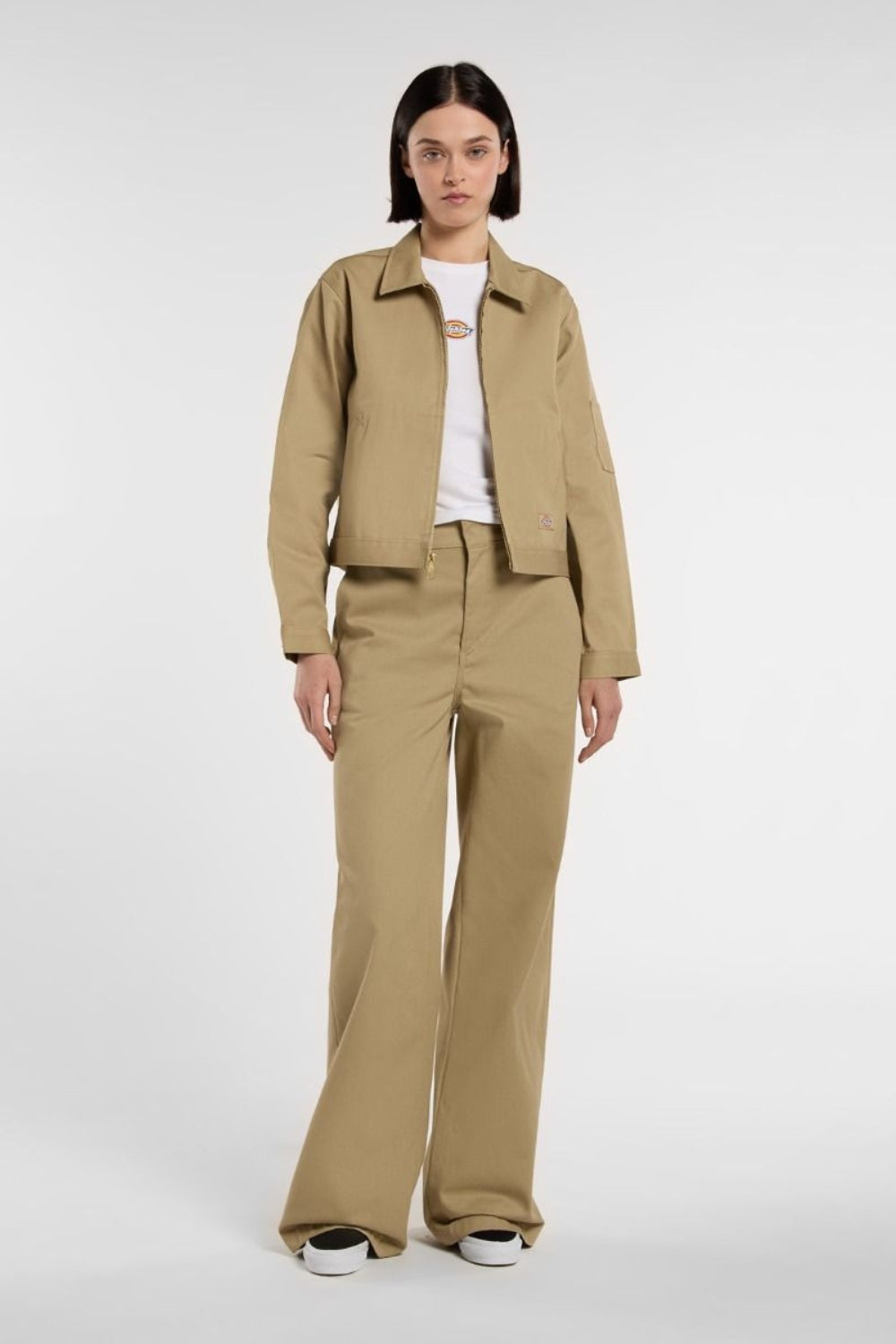 Dickies-Unlined Cropped Eisenhower Jacket Khaki-Ceket-1-fleurdirect.live