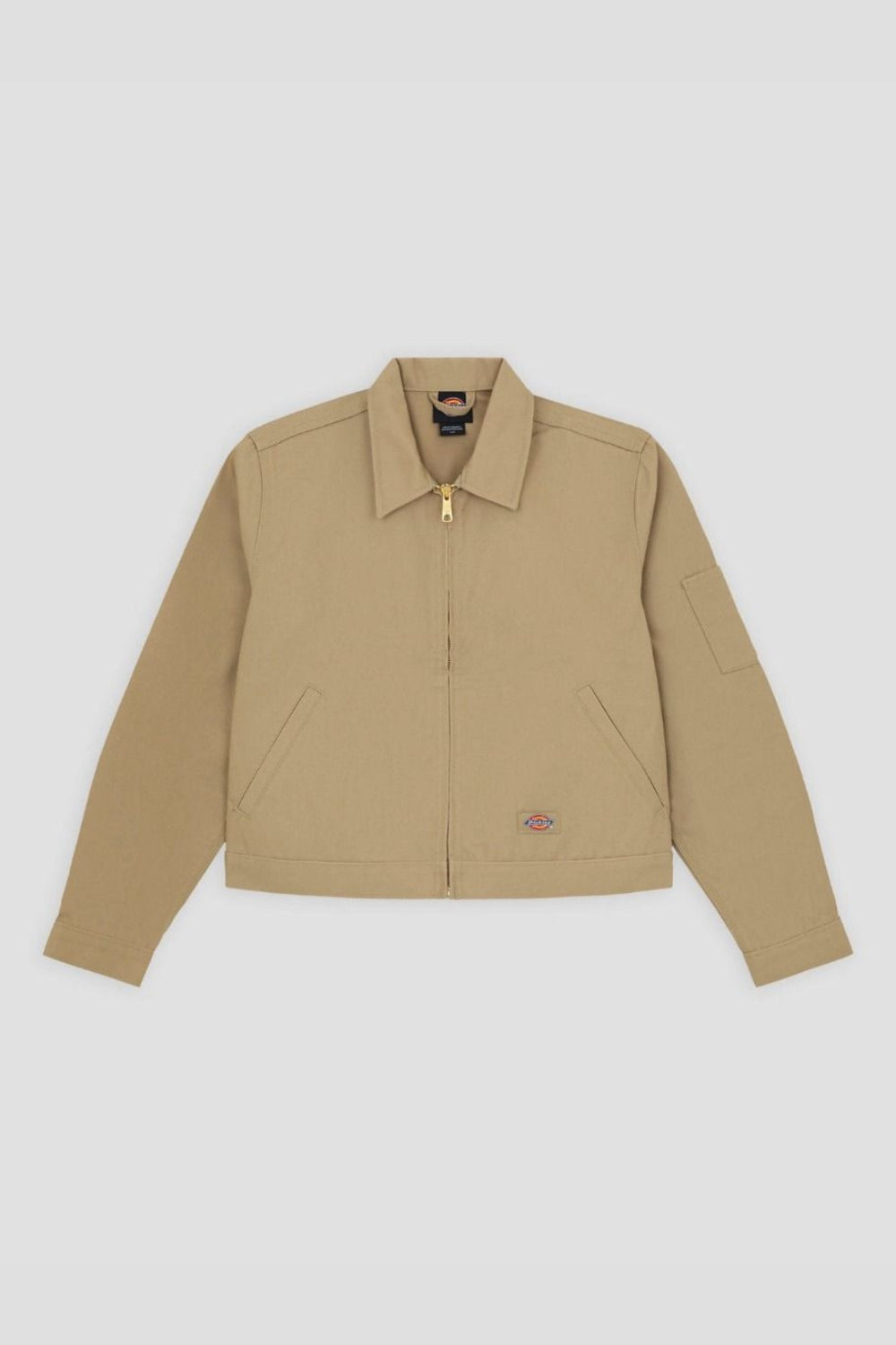 Dickies-Unlined Cropped Eisenhower Jacket Khaki-Ceket-7-fleurdirect.live