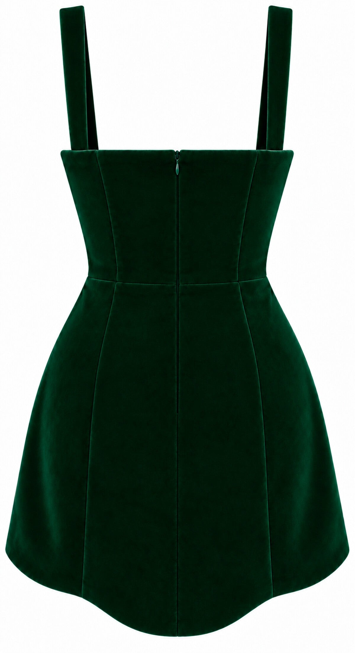 Sculpted Velvet Mini Dress