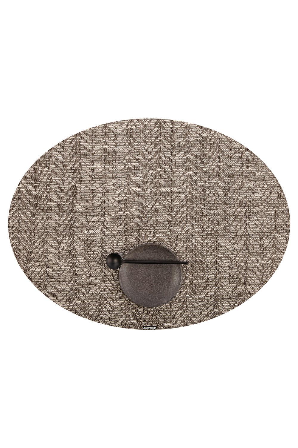 Dinnerdesign-Cosmos Sepia Oval Amerikan Servis 36x49 cm-Sunum Aksesuarları-1-fleurdirect.live