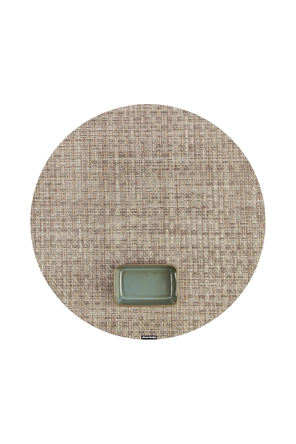 Dinnerdesign-Magna Brown Yuvarlak Amerikan Servis 40 cm-Sunum Aksesuarları-1-fleurdirect.live