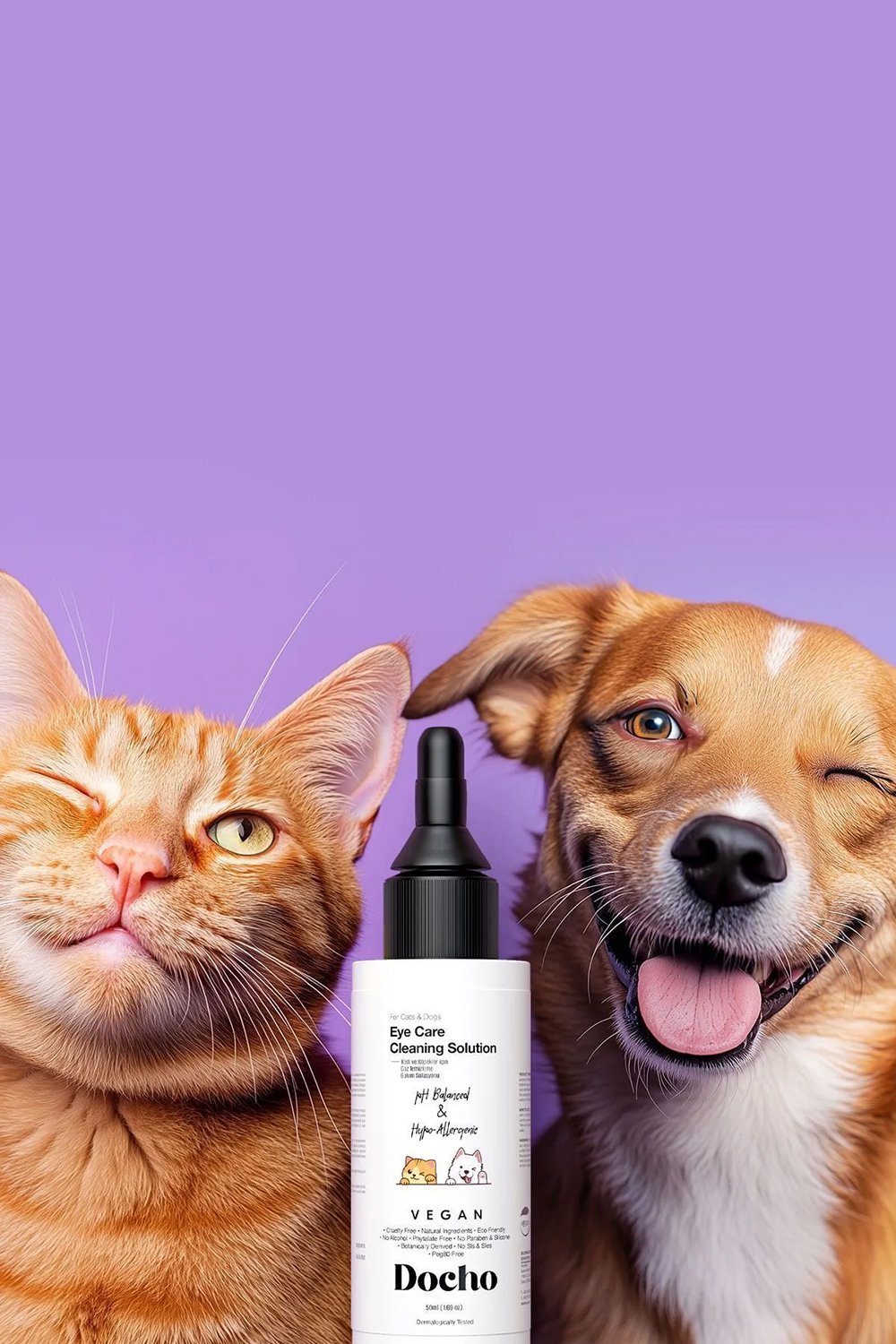 Docho-Kedi Ve Köpek Göz Temizleme Ve Bakım Solüsyonu 50 Ml-Kedi-4-fleurdirect.live