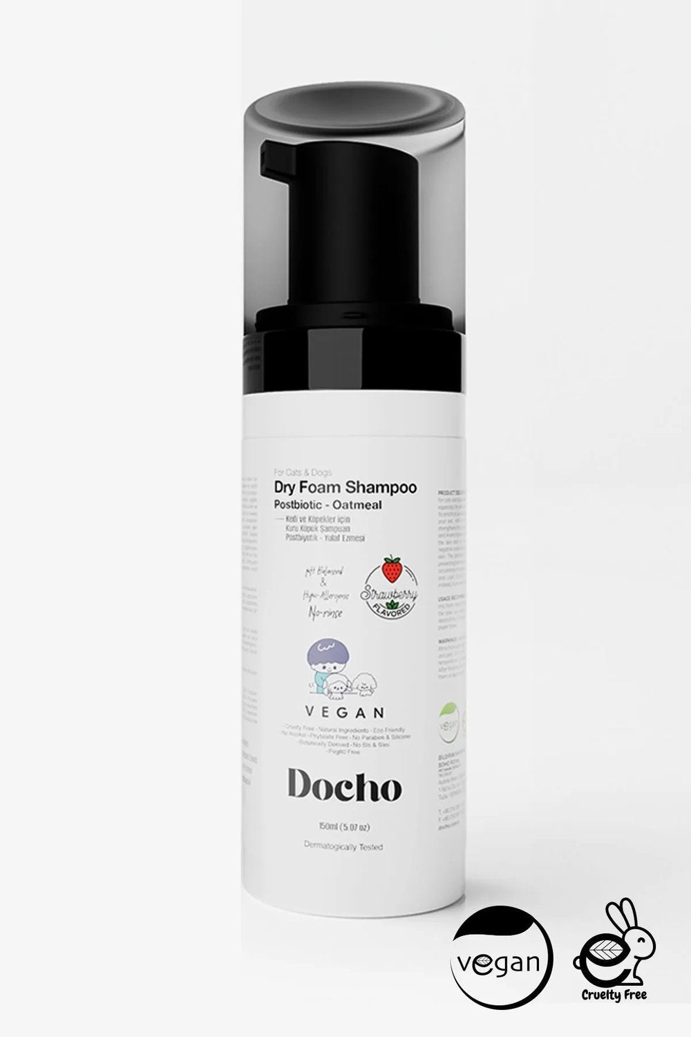 Docho-Kedi Ve Köpek Kuru Köpük Şampuan - Postbiyotik 150 Ml-Köpek-1-fleurdirect.live