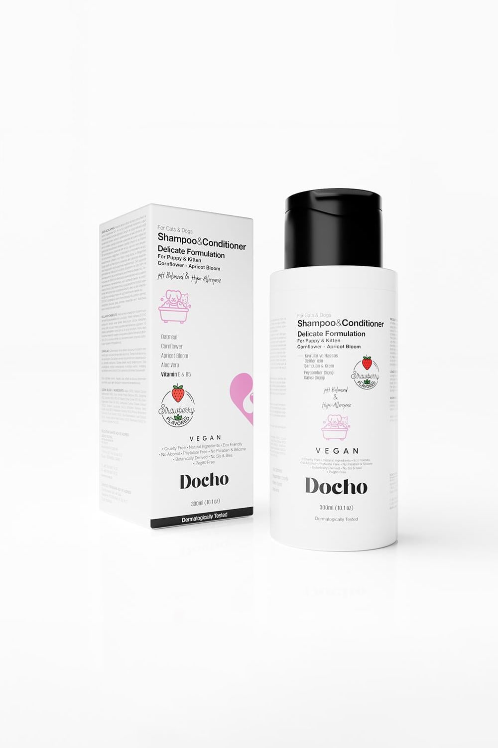 Docho-Şampuan Ve Krem - Delicate - Yavrular Ve Hassas Deriler 300 Ml-Köpek-2-fleurdirect.live