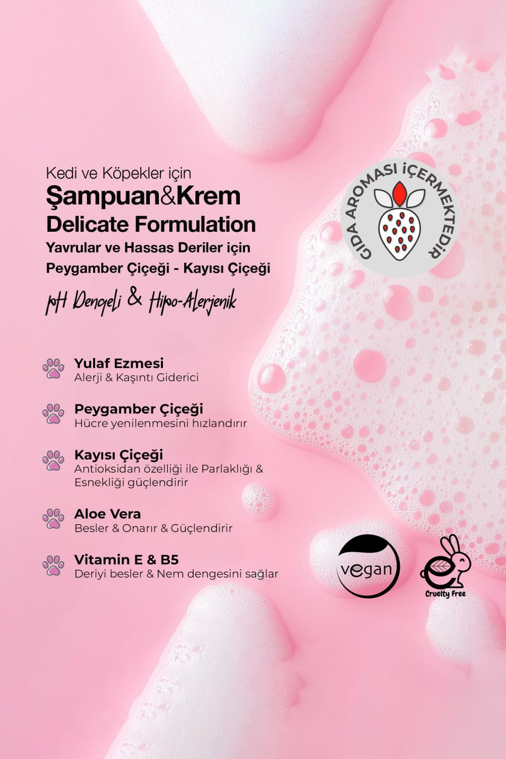 Docho-Şampuan Ve Krem - Delicate - Yavrular Ve Hassas Deriler 300 Ml-Köpek-3-fleurdirect.live