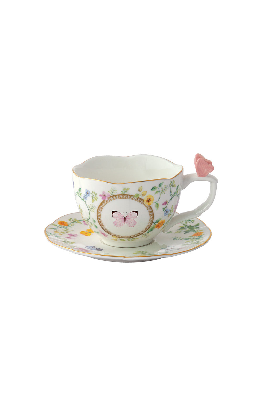 Easy Life-Dancing Butterflies Porselen Fincan-Çay Fincanı-1-fleurdirect.live