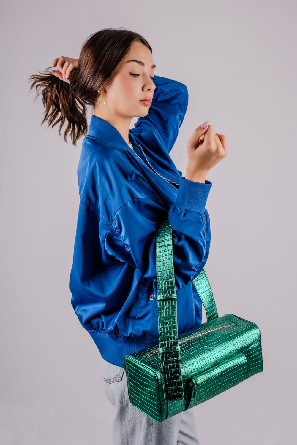 Edda Studio-Mint Sparkle-Omuz Çantası-6-fleurdirect.live