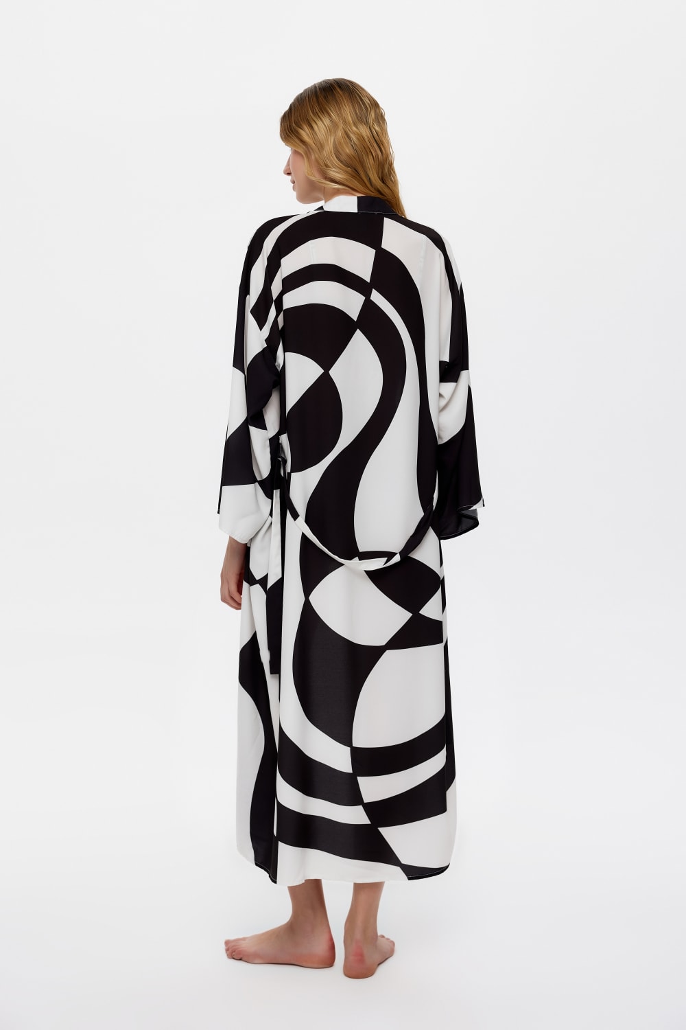 Eliphe-Loop Siyah Maxi Kimono-Kimono-3-fleurdirect.live