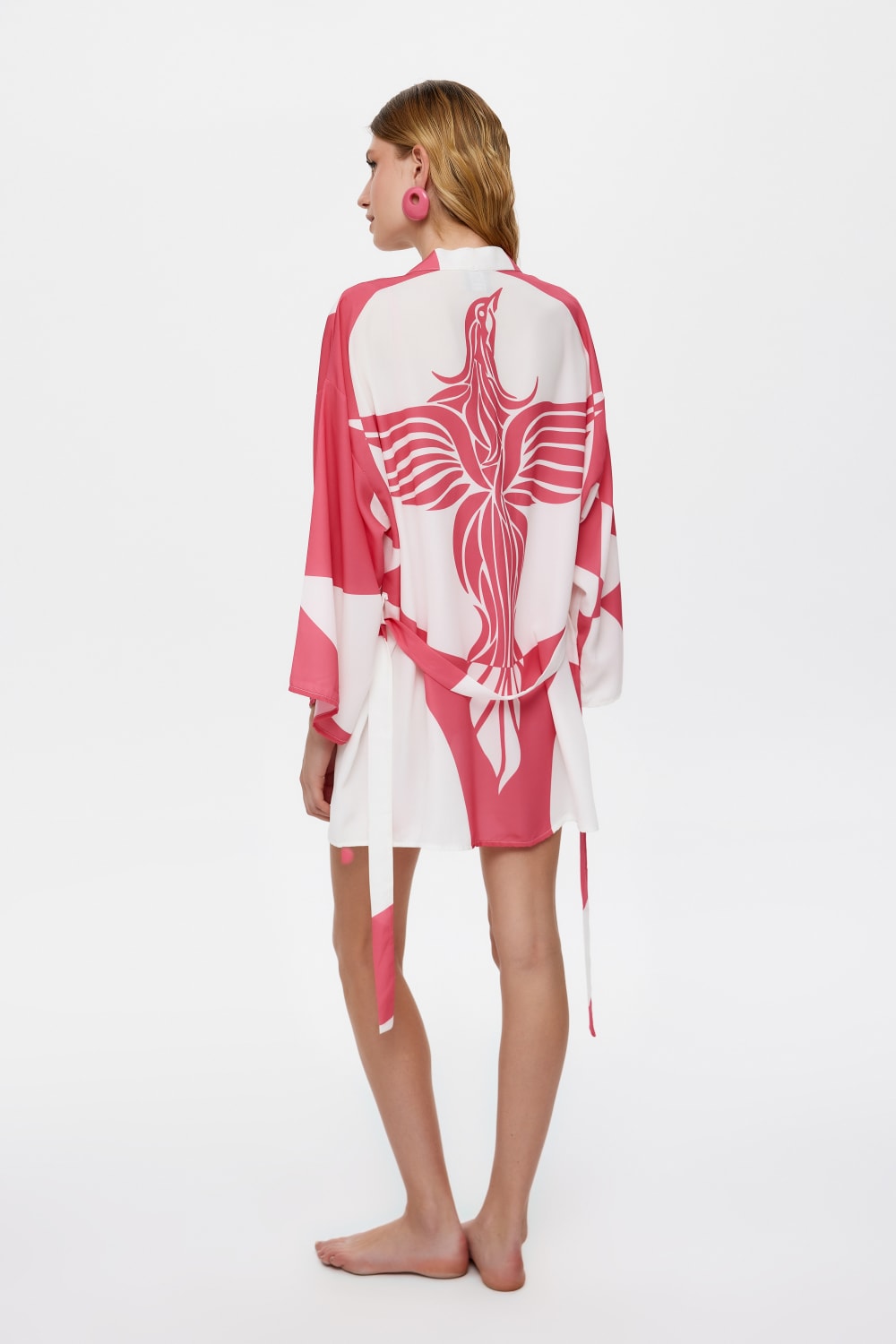 Eliphe-Sireng Pembe Mini Kimono-Kimono-2-fleurdirect.live