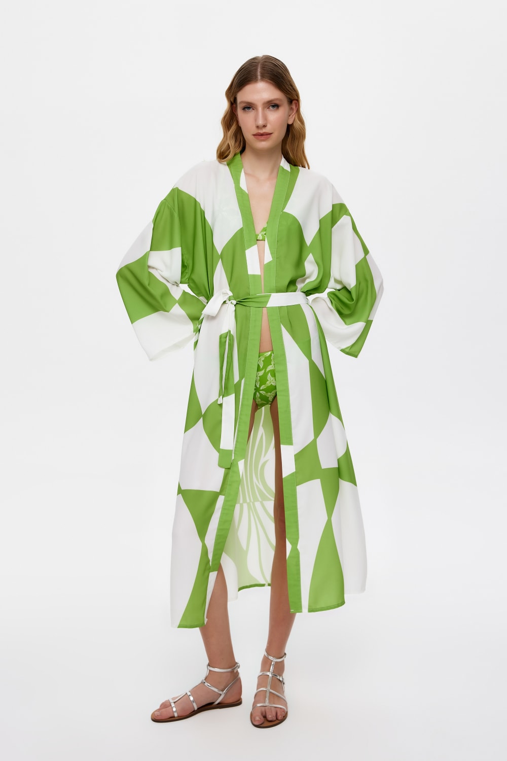 Eliphe-Sireng Yeşil Maxi Kimono-Kimono-4-fleurdirect.live