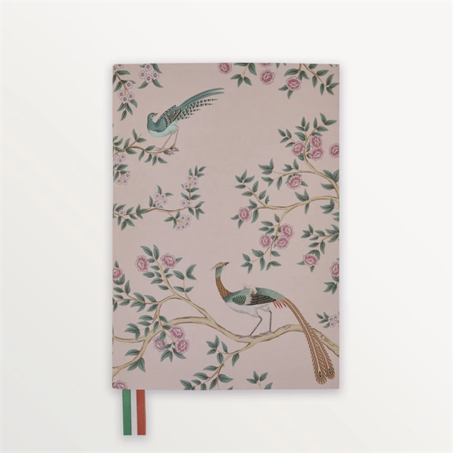 Episode-Episode Peacock Tapestry A5 Flex Linen Notebook-DEFTER-1-fleurdirect.live