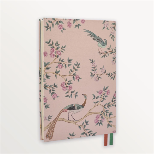 Episode-Episode Peacock Tapestry A5 Flex Linen Notebook-DEFTER-2-fleurdirect.live