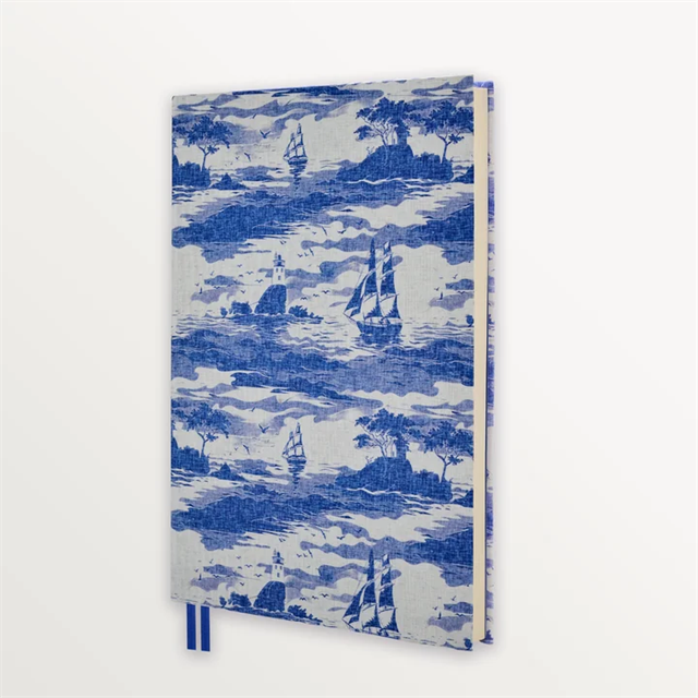 Episode-Episode To The Shore Island Sails A5 Flex Linen Notebook-DEFTER-2-fleurdirect.live